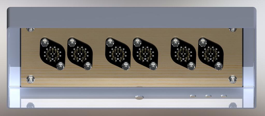11. Example of use: Nixie clock with IN-8 tubes mounted in a case At the following
