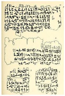 They mentioned some of the documentation in papyri of: Harris, Ebers, Edwin Smith, Rhind and Westcar papyri [14].