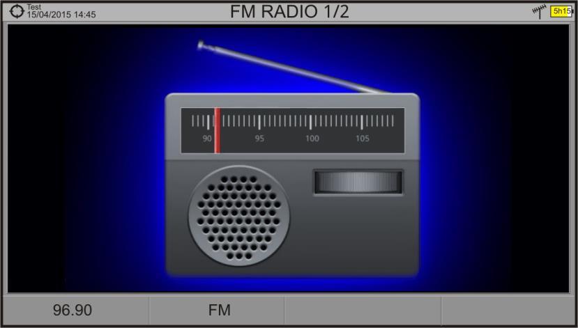 5.3.2 TV MODE: Radio views Radio views are: RADIO 1/2: AUDIO RADIO Figure
