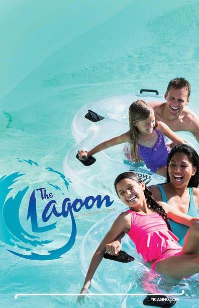ON HOLIDAY. Escape the hustle and the bustle with some family fun at The Lagoon.