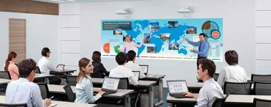 PC-less Interactive Functionality With this original PC-free interactive feature by Epson, you can write and draw on the projector s built-in digital whiteboard or any image projected from other