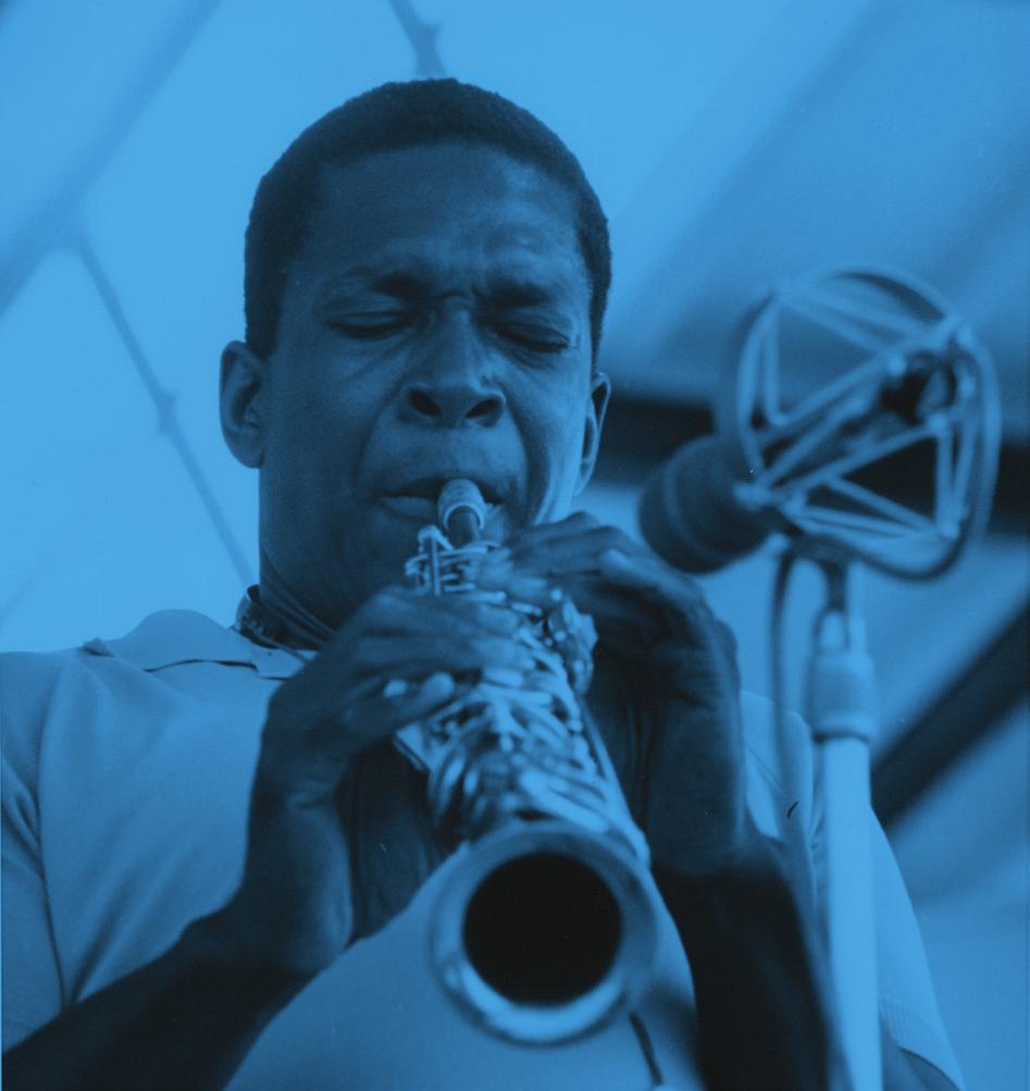 Coltrane explored the harmonic freedom of modal jazz and the tones and textures of various world musics, and he tested the very limits of his instrument all in search of a more profound musical
