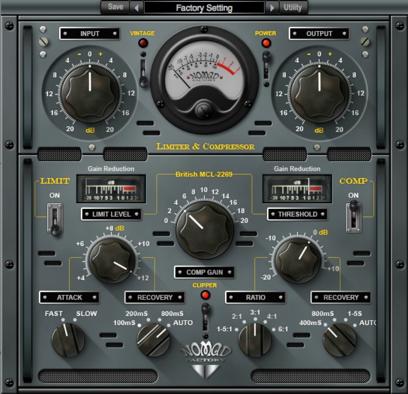 RETROLOGY: BRITISH BUNDLE British MCL-2269 The British MLC-2269 is a simple and elegant Master Compressor Limiter (MCL).