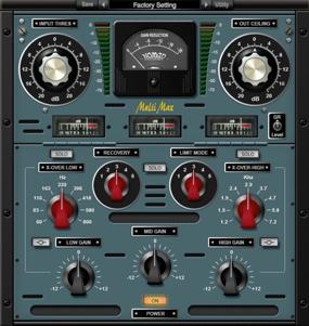 is clear, use the A.M.T Multi Max plug-in. The controls and features of the A.M.T. Multi Max are described below: Input Threshold: -20 db to +20 db: Default: 0 db Controls the Input and Threshold level (in db) for the A.