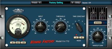 The BT Compressor FA770 provides the operation and sound of highly coveted analog compressors.