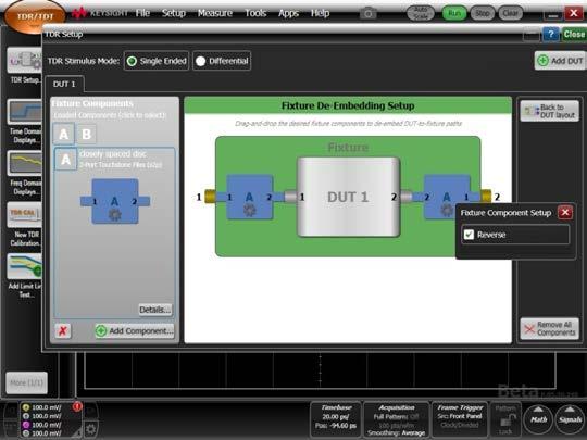 Flex DCA supports both 2-port and 4-port fixtures, and you can use multiple fixtures on DUTs up to 16 ports (fixtures cannot be connected