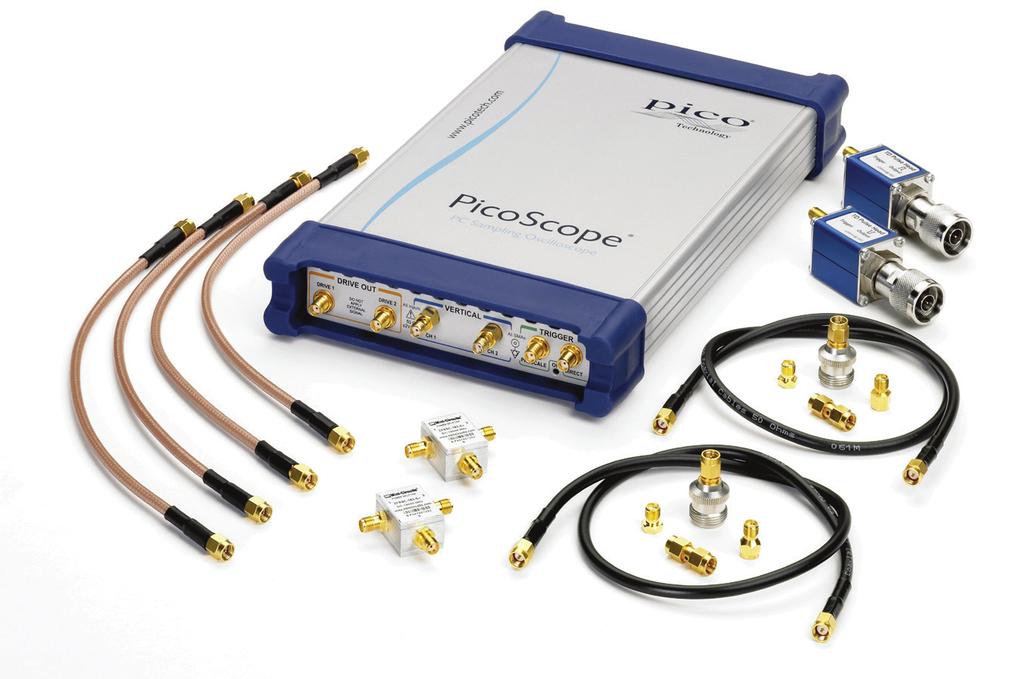 The PicoScope 9311 generates largeamplitude (6 V) differential 60 ps steps with 65 ps rise time directly from its front panel and is suited to TDR/TDT applications