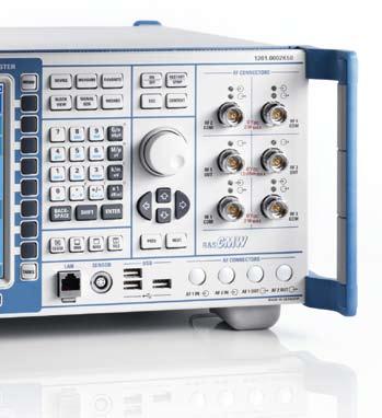 Optimized handling for production test systems The R&S CMW500 is a turnkey solution that can start testing immediately after delivery.