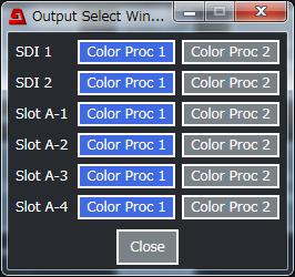 10-2-7. Output Select Click Output Select in the Video Block to display the window as shown below.