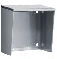 WEATHER PROTECTION HOODS For wall-mounting or freestanding installations Weatherproofing In conjunction with our weather protection hoods, our socket