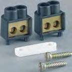 OUTLET BOXES with screw terminals compliant with VDE 0606 Outlet box Thermoplastic for
