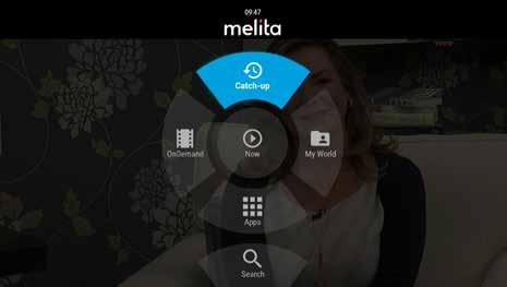 Getting the most from Melita NexTV Catching up on programmes from last week Melita NexTV offers a range of programmes with the Catch-up feature, look for the for the programme guide If you have