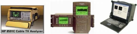 Tools used for various measurements differ in their capabilities and features. HP/Agilent spectrum analyzers are commonly used in the cable industry.