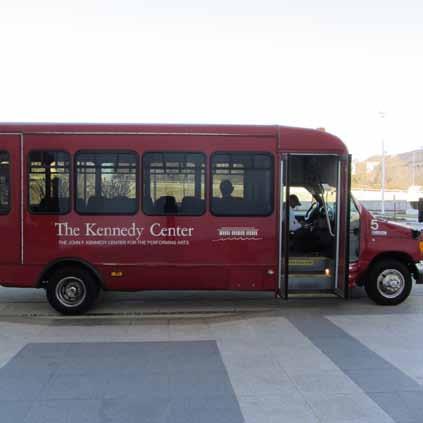 The shuttle bus runs every 15-20 minutes between the Foggy Bottom Metro stop and the Kennedy  The