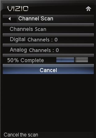To change the input source from the Settings menu: 1. Press the MENU button on the remote. The on-screen menu is 2. Use the Arrow buttons on the remote to highlight the Settings icon and press OK.