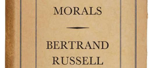 10 RUSSELL, Bertrand. Marriage and Morals. New York, Horace Liveright, 1929. 8vo, pp.