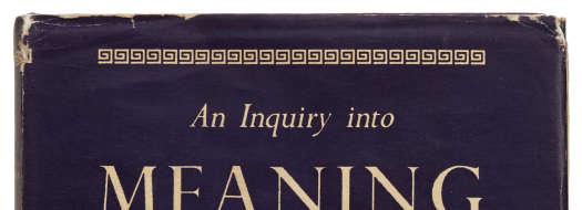12 RUSSELL, Bertrand. An Inquiry into Meaning and Truth. London, George Allen & Unwin, 1940. 8vo, pp.