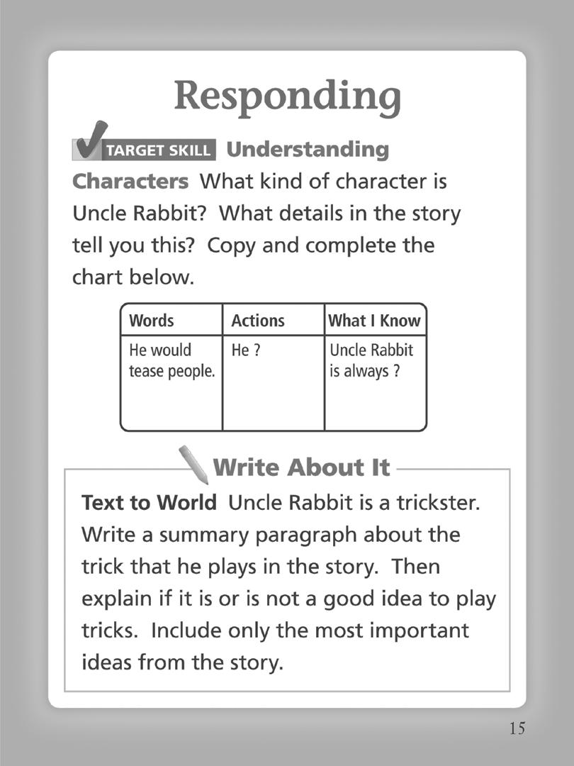 Read directions to children. English Language Development Reading Support Make sure the text matches the student s reading level.