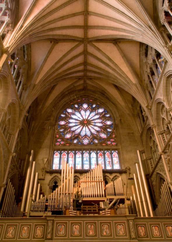 The Steinmeyer organ in the nave 1962-94 1994-2012