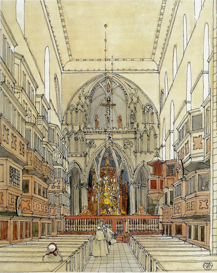 The interior in the 18th century In J.D.