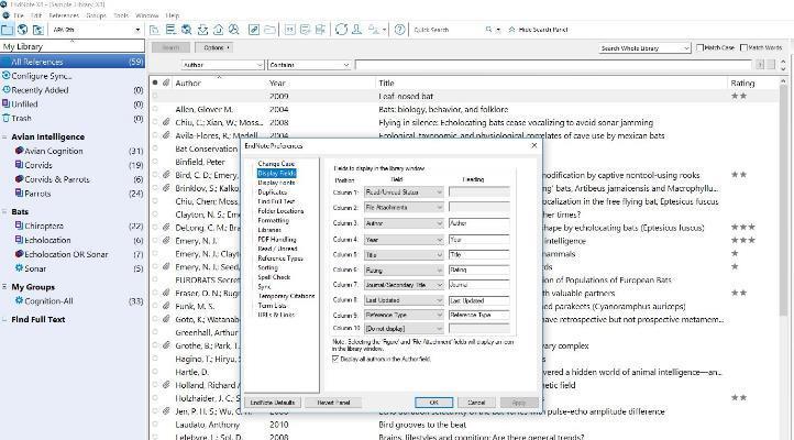 EndNote Toolbar This is the Style pull down menu. To access the 5080 Styles choose Select Another Style.