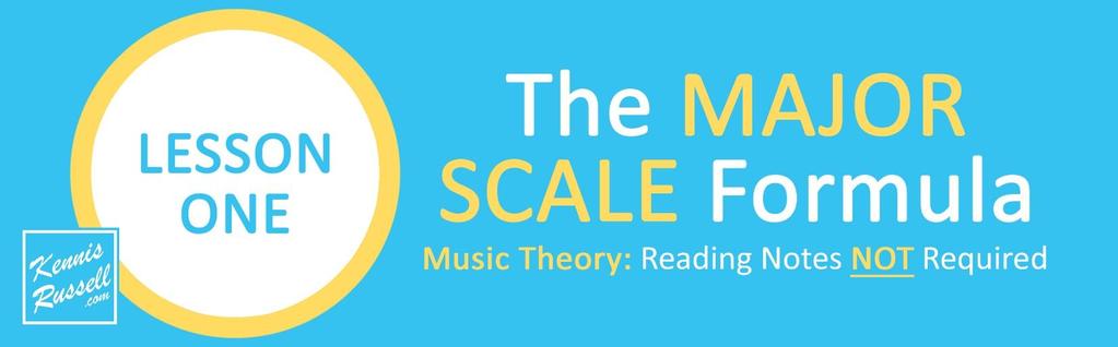 The Importance of the Major Scale The method of teaching music theory we will learn is based on the Major Scale.