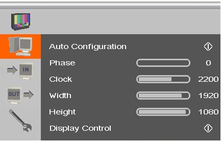 5.3.2 Main Menu Item 'Picture Settings' Configuration This menu offers specific picture settings at the Media /