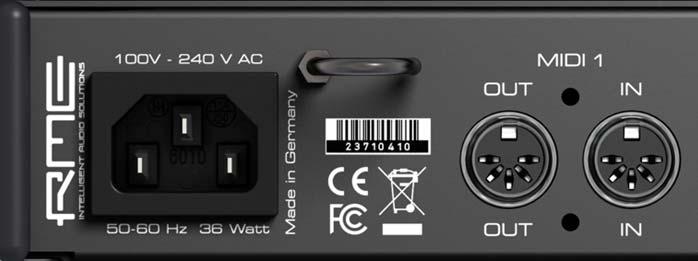 AES/EBU I/O. XLR. The Fireface UFX+ accepts the commonly used digital audio formats, SPDIF as well as AES/EBU. MADI I/O optical: Standard optical MADI ports (SC). Word Clock I/O. BNC.