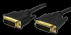 stress UL and RoHS Compliant Cable HDCP Compliant Lifetime Warranty HR Pro Series 26 AWG DVI-D Cables Comprehensive s HR Pro DVI to DVI cables are Dual Link DVI-D format for maximum resolution (up