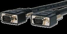 99 HR Pro Series Premium High Resolution VGA/UXGA HD 15 Pin Plug to Plug Cables HR Pro Series VGA Cables have been the industry standard for years.