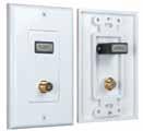 Compatible with NEMA standard openings and boxes. Lifetime Warranty WP-FP1WHT WP-FP2WHT WP-FP3WHT WP-FP4WHT WP-FP6WHT HDMI Wallplate 1 Port WP-HM1 $19.