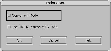 JTAG Programmer Tutorial Figure 3-9 Preferences Concurrent Mode The JTAG Programmer normally uses a sequential methodology when accessing Xilinx CPLDs for ISP operations.