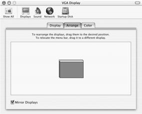 If you re using a Macintosh laptop with OS X: You may need to set up your system to display on the projector screen as well as the LCD screen. Follow these steps: 1.
