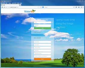 SECTION 9 7 Website Navigation and Operation The following steps illustrate how to easily navigate through the WaterMe website interface.