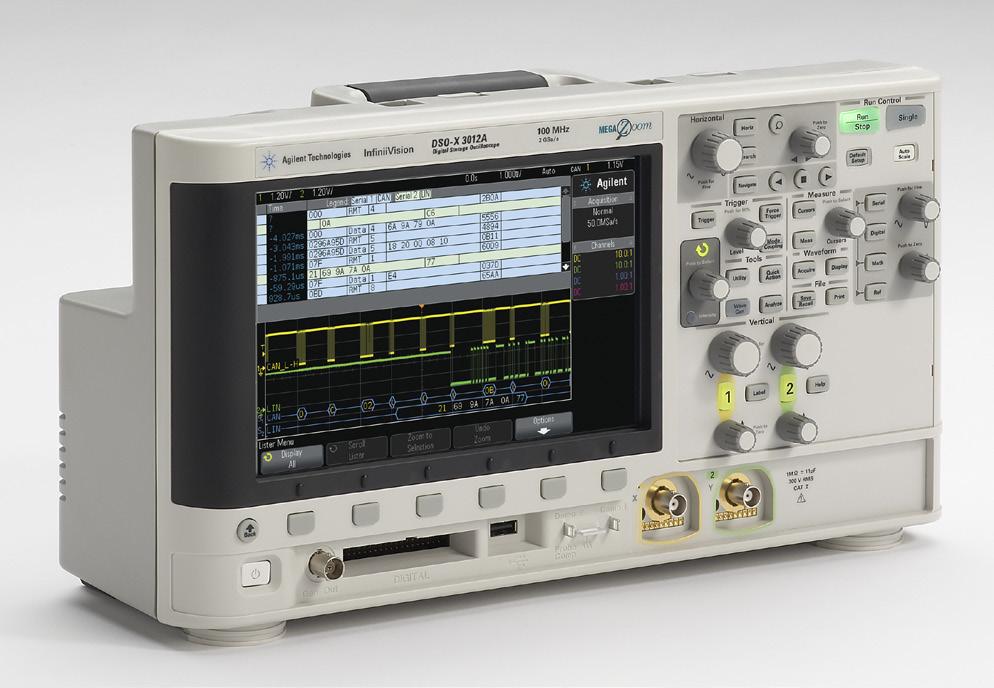 The FlexRay option on the Agilent InfiniiVision Series oscilloscopes comes standard with the FlexRay Physical Layer Conformance Test software package that runs on a PC connected to the scope.