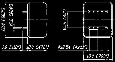 2k 200 / 10 K -7 Mic input step-up NTE10/3 1 : 3 200 : 1.