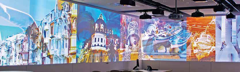 Flexibility Flexibility Installation flexibility 360 and portrait projection capability ExtremeBlack Projector security To help meet the seemingly limitless challenges of ProAV installations