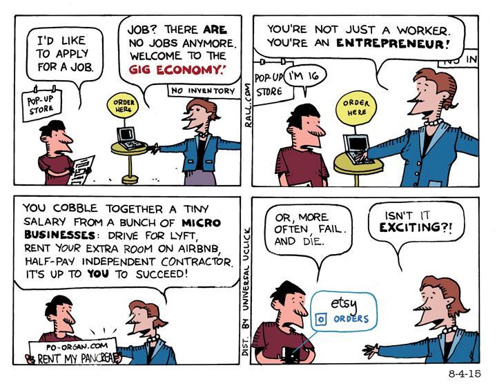 Ted Rall Musicians as workers and the gig