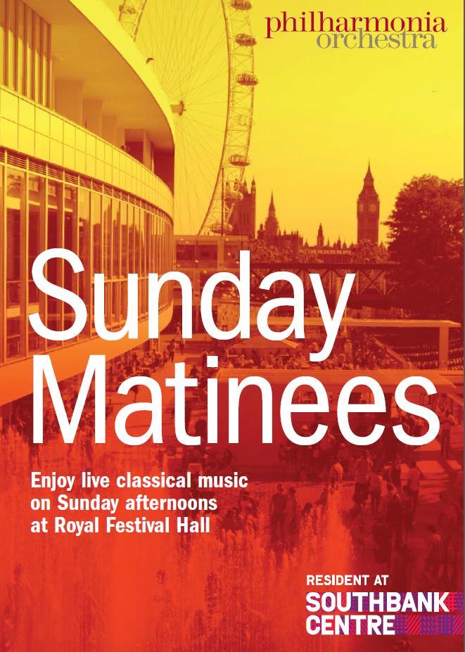 SEASONS AND SERIES As the Resident Orchestra at the Royal Festival Hall on London's South Bank the Philharmonia Orchestra s programme of concerts is one of the most recognised in the world.