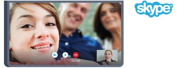 You can make free Skype-to-Skype voice and video calling to other Skype-enabled devices. To make a video call, you need a camera with a built-in microphone and a good connection to the Internet.