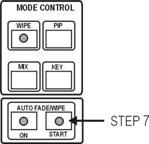 (This is indicated in the blue color-coded type above it.) Step 6 Position the slide control where desired to set the speed of the auto wipe.