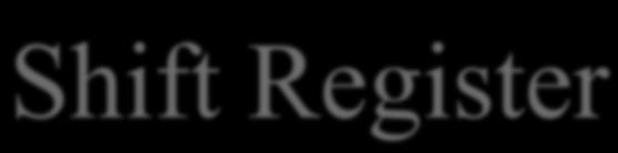 Register usually refers to a group of coherent flip-flops used to store a set of n-bit wide data.