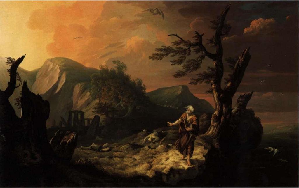 ROMANTICISM Thomas Jones, The Bard, 1774 A bard is an old English word for a poet or playwright.