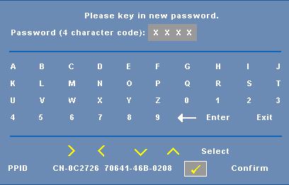 By default, this function is disabled. You can enable this feature by using the Password menu.