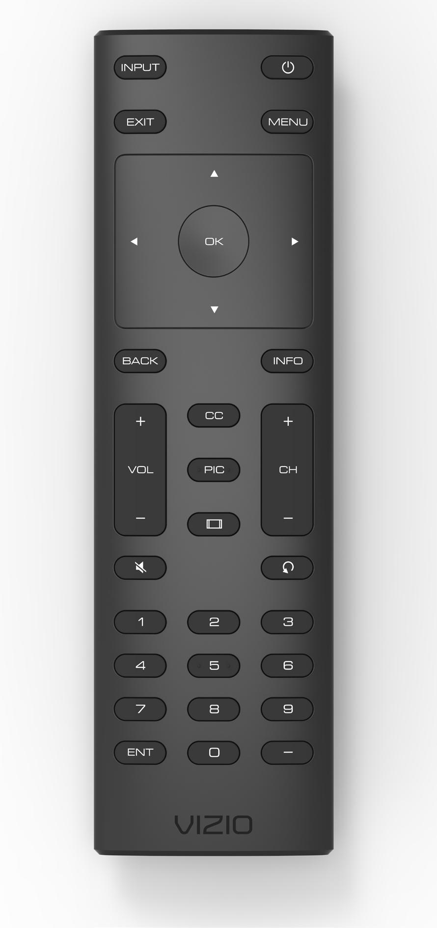 1 USING THE REMOTE 2 1 3 4 5 6 7 8 9 10 11 13 12 14 15 16 1. Power - Turn TV on or Off. 2. Input - Change the currently displayed input. 3. Exit - Close the on-screen menu.