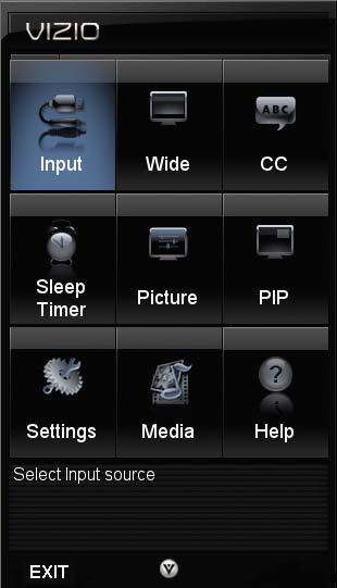 Chapter 8 Adjusting Your HDTV Settings Using the On-screen Display (OSD) The remote control or the control buttons on the side of the TV can control all the function settings.