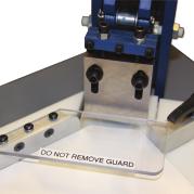 ODM Slicer is a simple, hand-operated machine designed to cut perfect corners on cover sheets (up to 1 stack