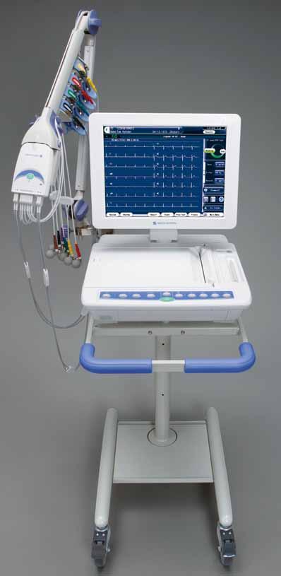 User-friendly ECG-2550 provides more comfortable examination for both