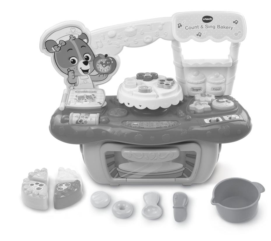 INTRODUCTION Thank you for purchasing the VTech Count & Sing Bakery learning toy! Learn and bake with the Count & Sing Bakery!