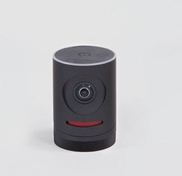 To power on your Mevo camera, simply press and hold the power button on the top of the camera for a moment.